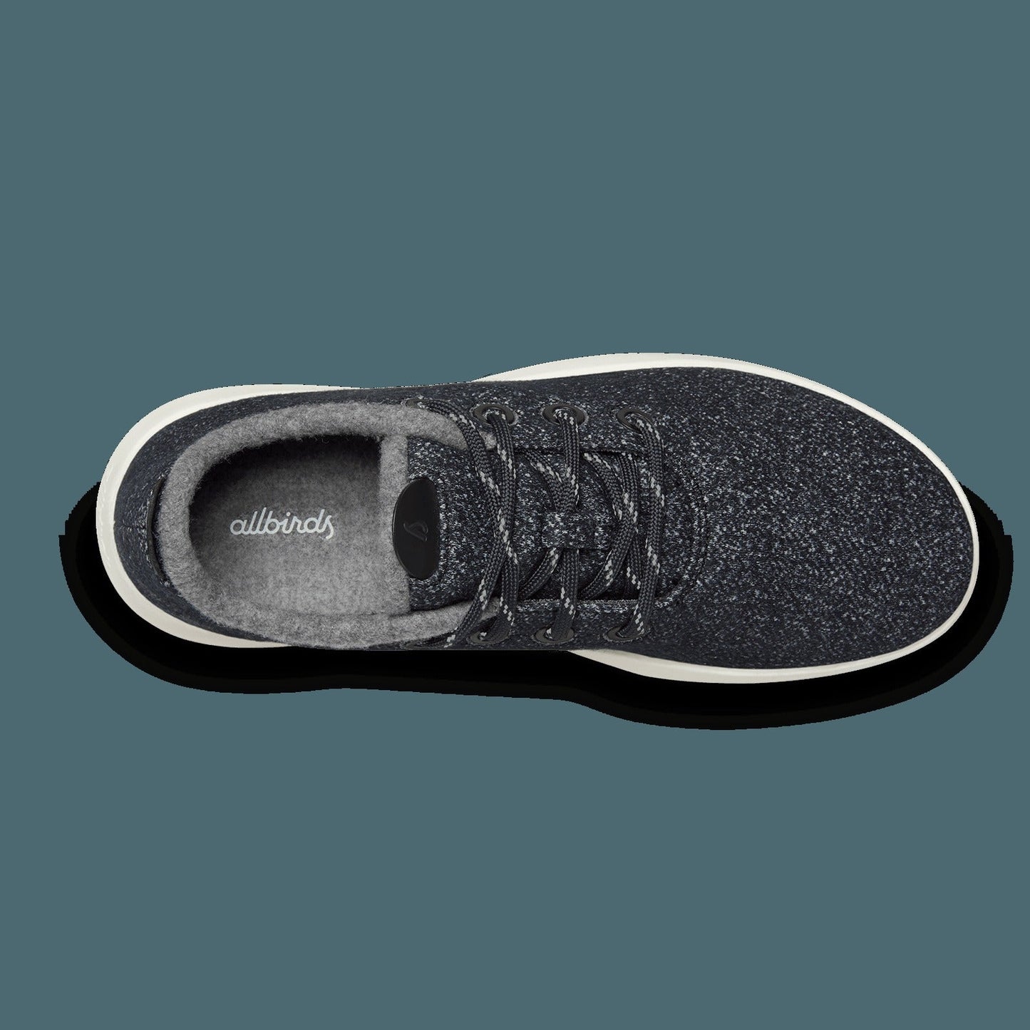 Women's Wool Runner Mizzles - Dark Grey (Natural White Sole)