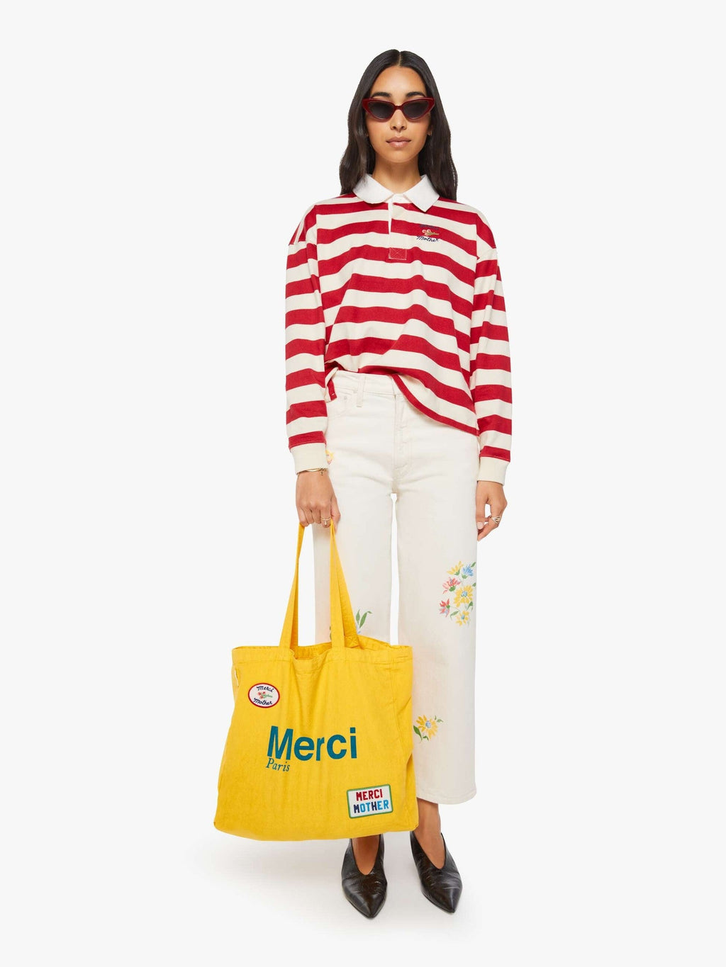 Mother Denim Merci x MOTHER Merci Tote Yellow