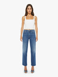 Mother Denim The Mid Rise Rambler Zip Ankle Catch My Drift