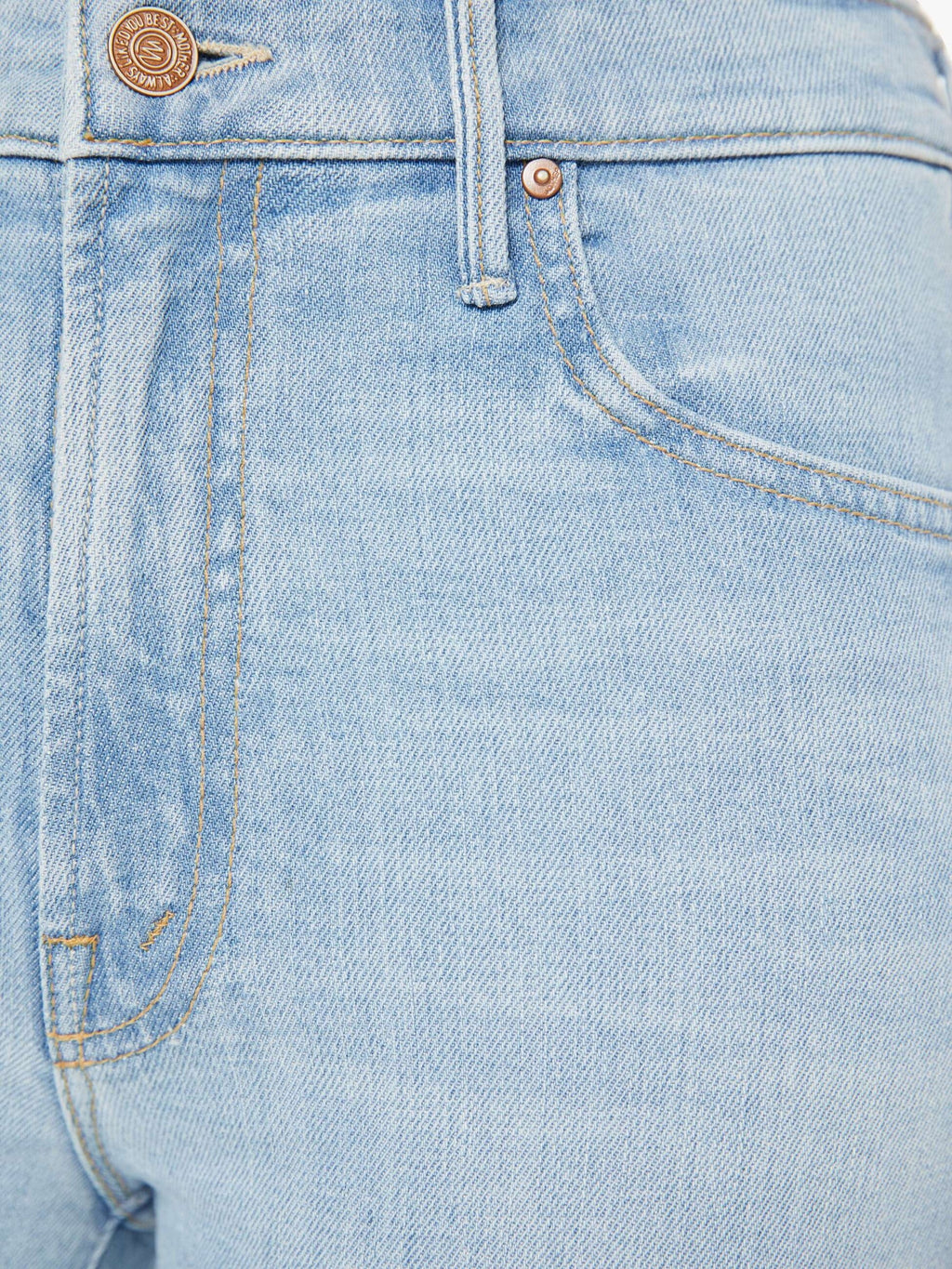Mother Denim The Crop Pullover Dusk To Dawn