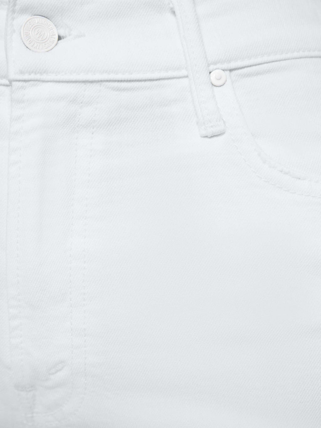Mother Denim The Kick It White
