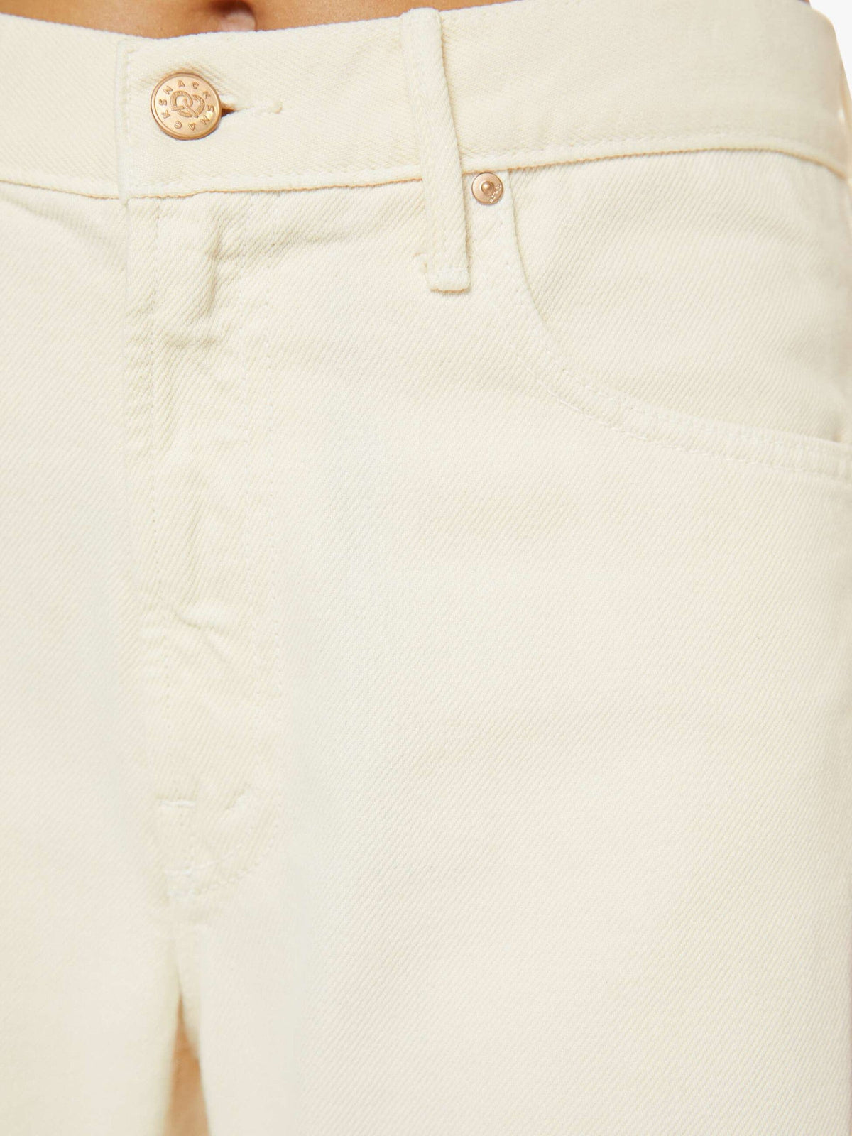 Mother Denim The Lemon Twist Sneak Natural