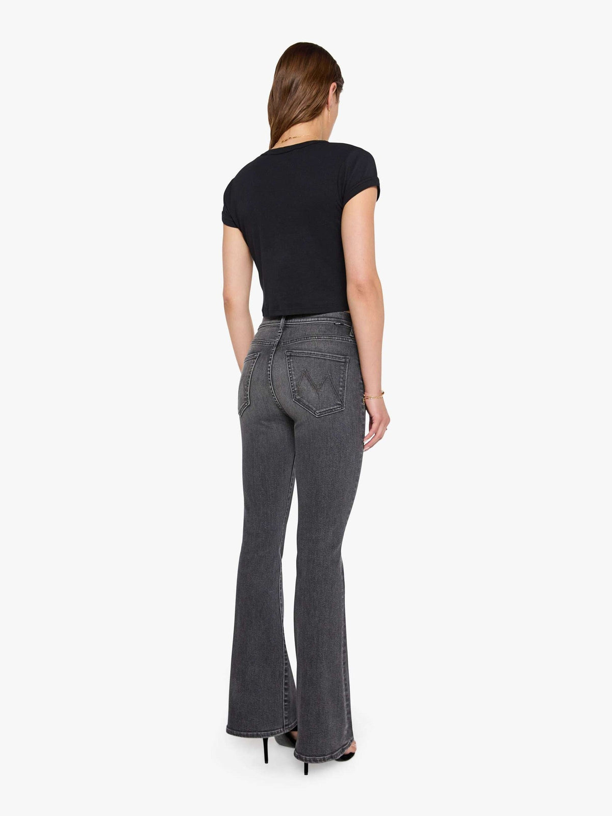 Mother Denim The Weekender Black (Charcoal)
