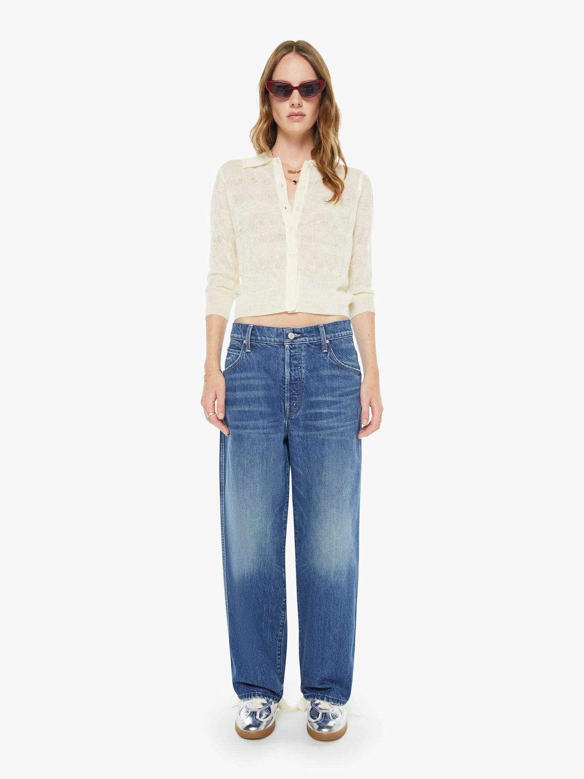 Mother Denim The Outsider Flood Heads Or Tails