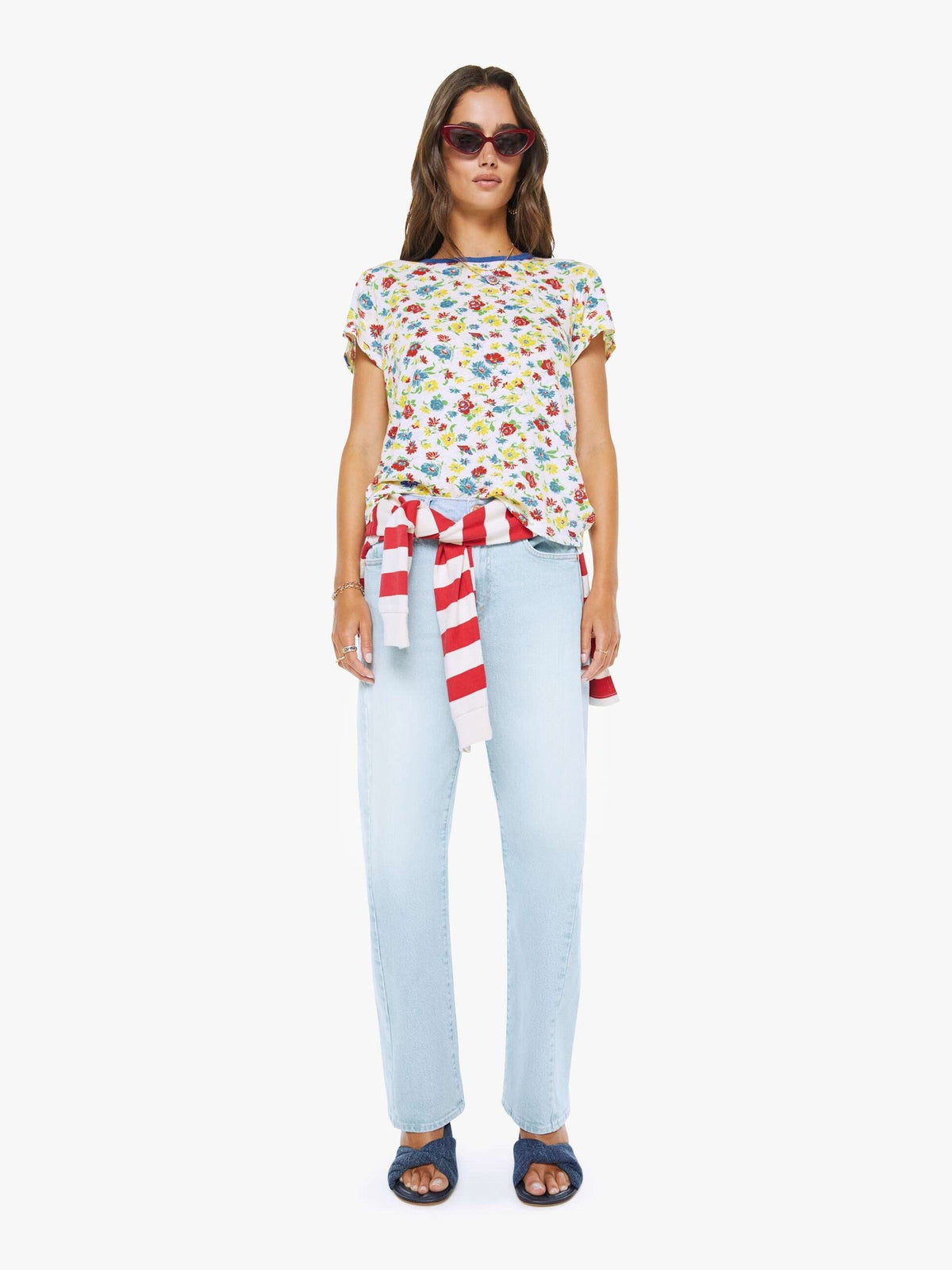 Mother Denim The Lil Goodie Bell Rose Bowl
