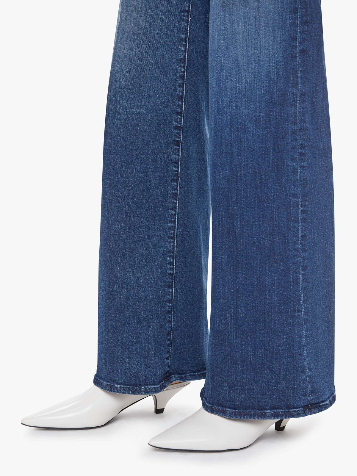 Mother Denim THE HUSTLER ROLLER SNEAK HEIRLOOM Dark Blue