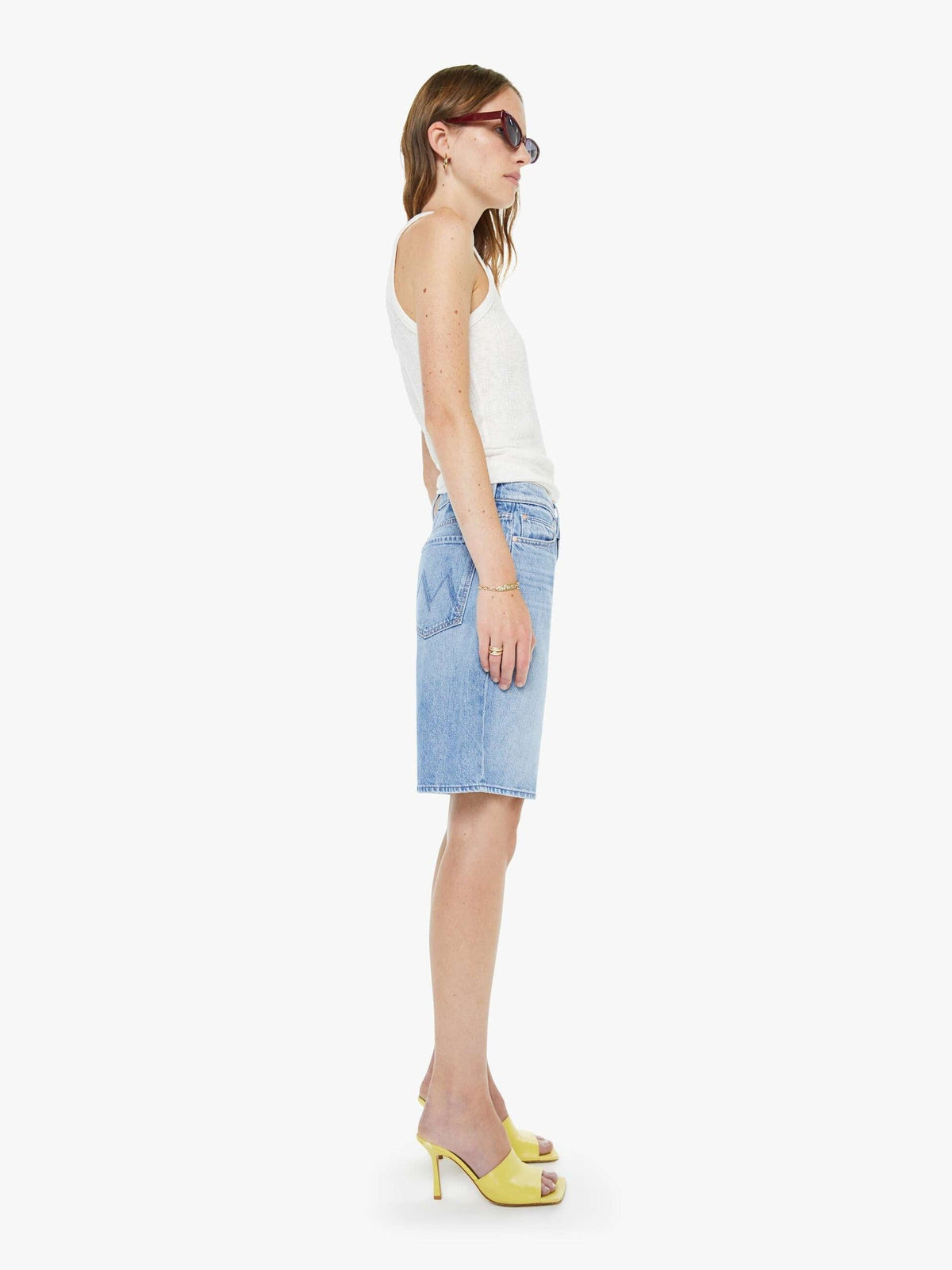 Mother Denim The Undercover Bermuda Short Last Bite