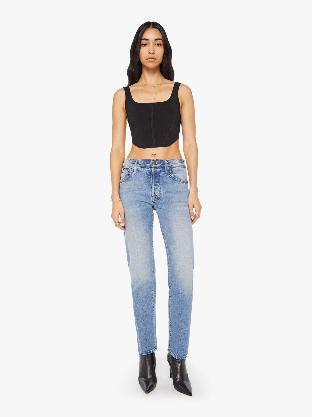 Mother Denim The Mid Rise Hiker Hover Fight For Your Right