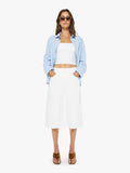 Mother Denim The Whole Lot Zip Twist Fray Totally Innocent