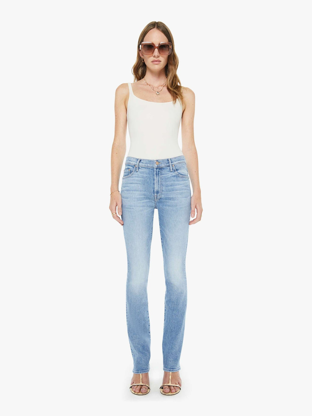 Mother Denim The Sleeveless Concert Spin Cycle