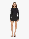 Mother Denim Eterne L/S Boatneck Mini Dress Black