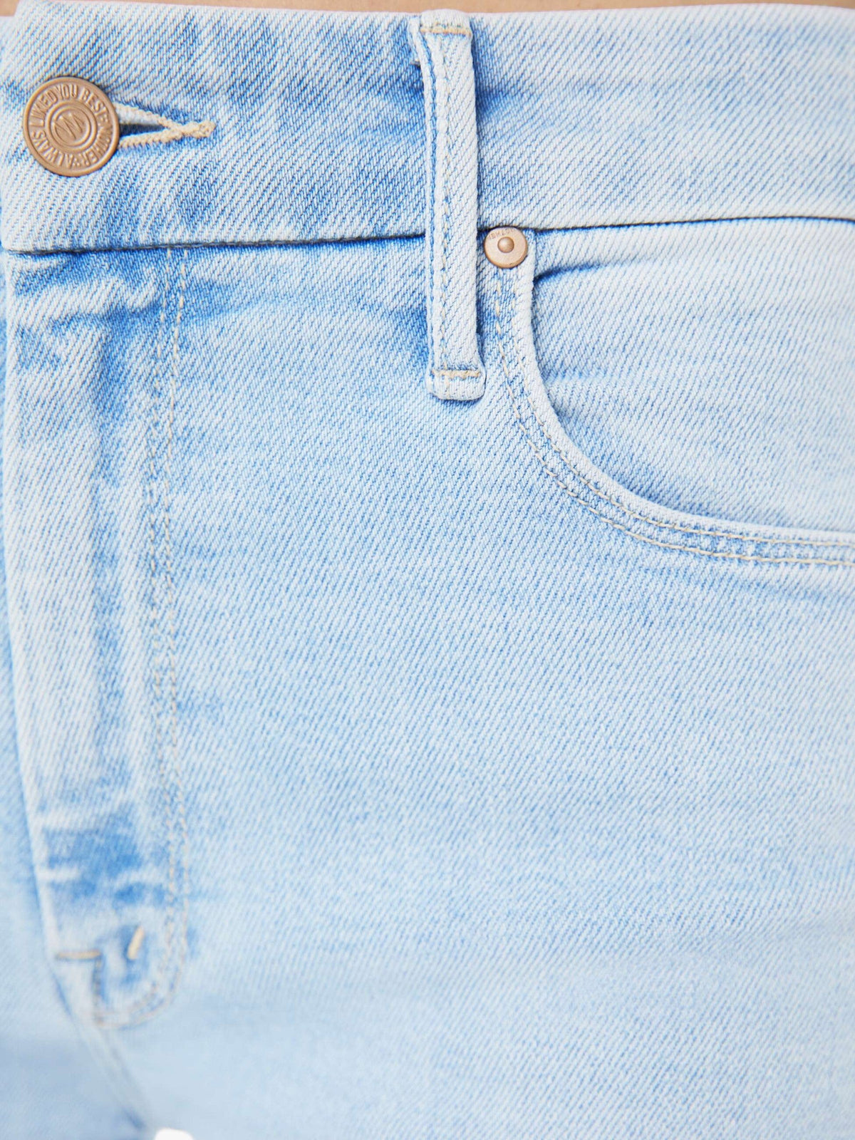 Mother Denim The Roller Sneak Blue (Light-Pastel)