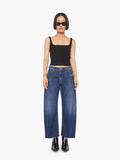 Mother Denim PETITES The Lil Mid Rise Full Pipe Flood Fray Unplugged