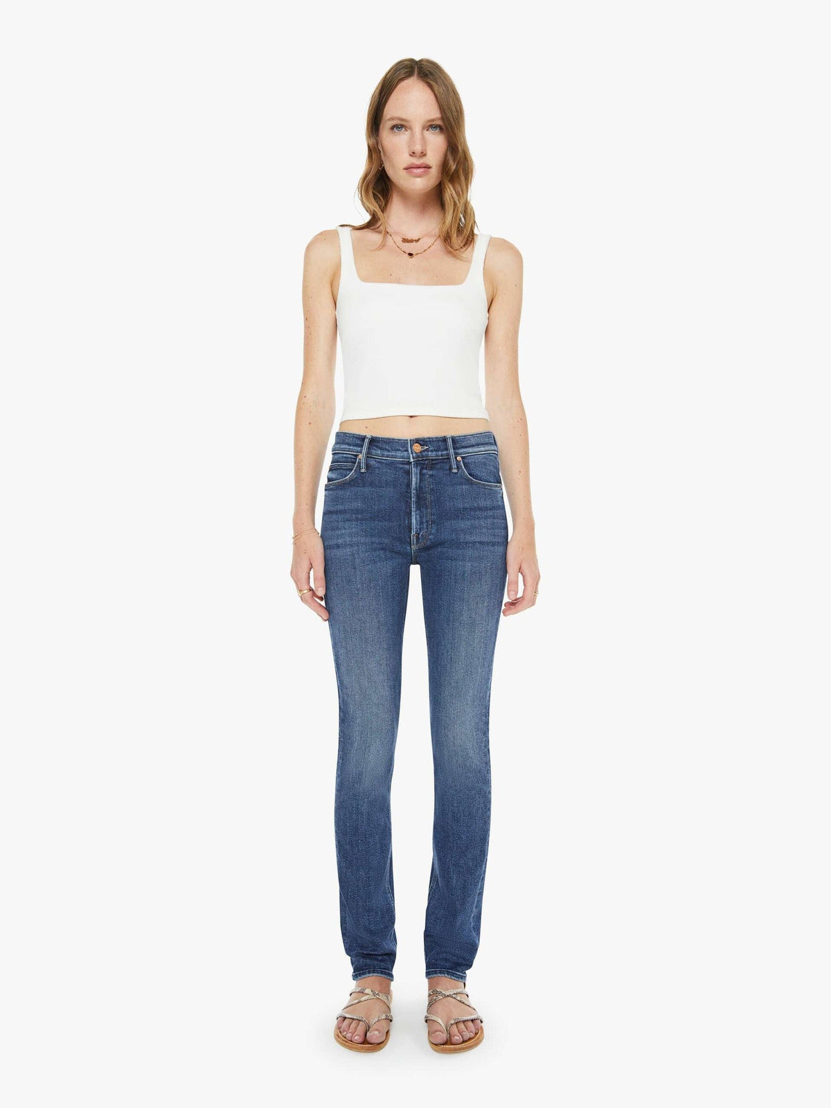 Mother Denim The Mid Rise Dazzler Skimp One Last Shot