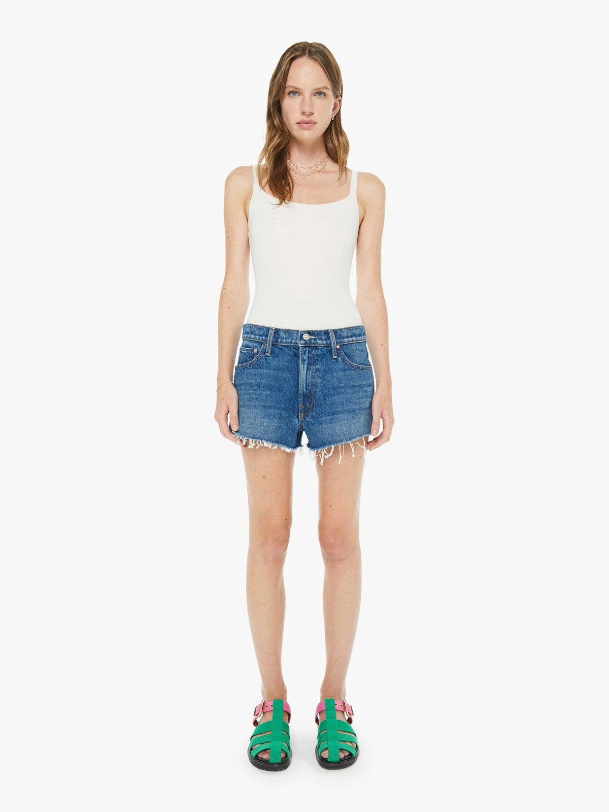 Mother Denim The Bruiser Spray Tan