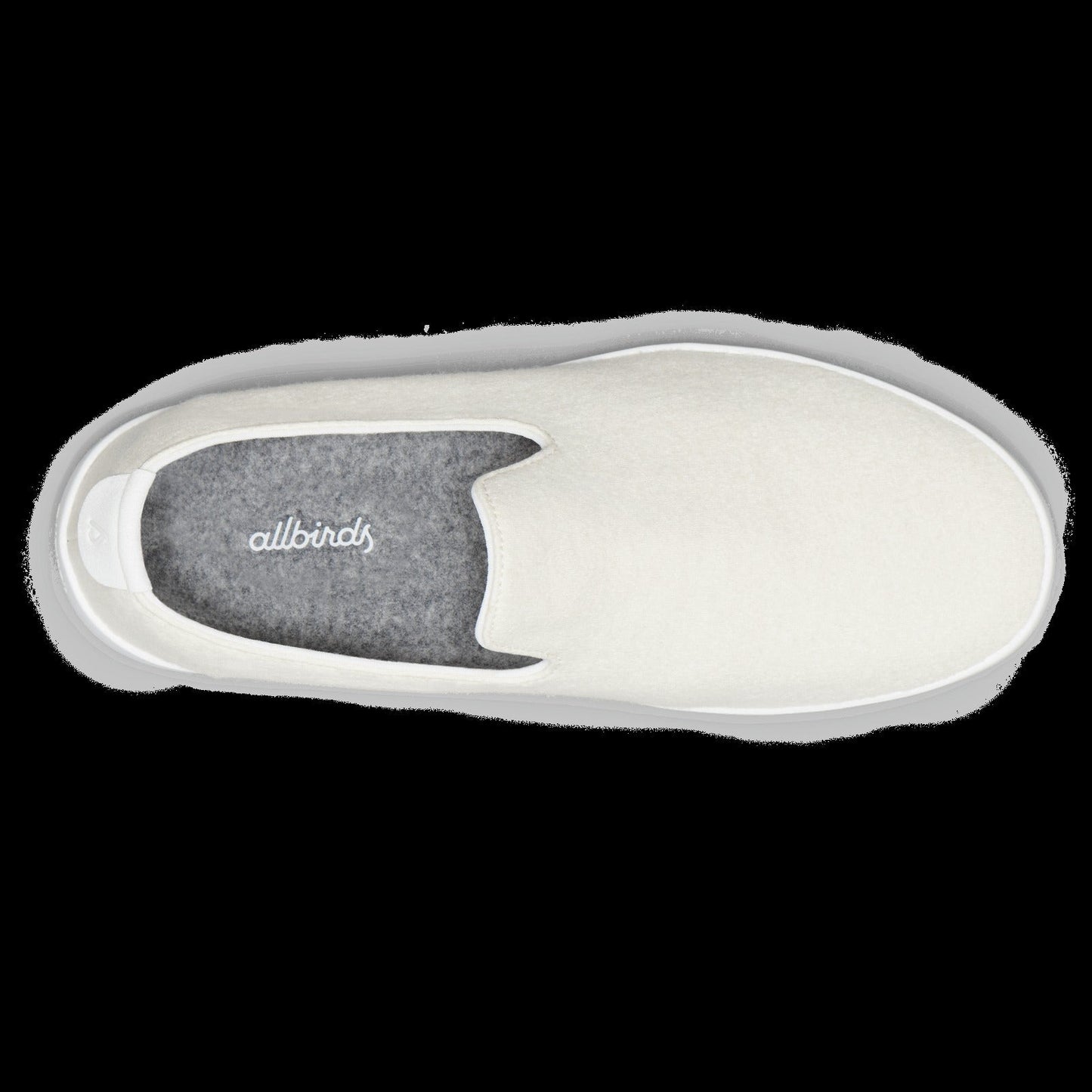 Men's Wool Lounger - Natural White (White Sole)