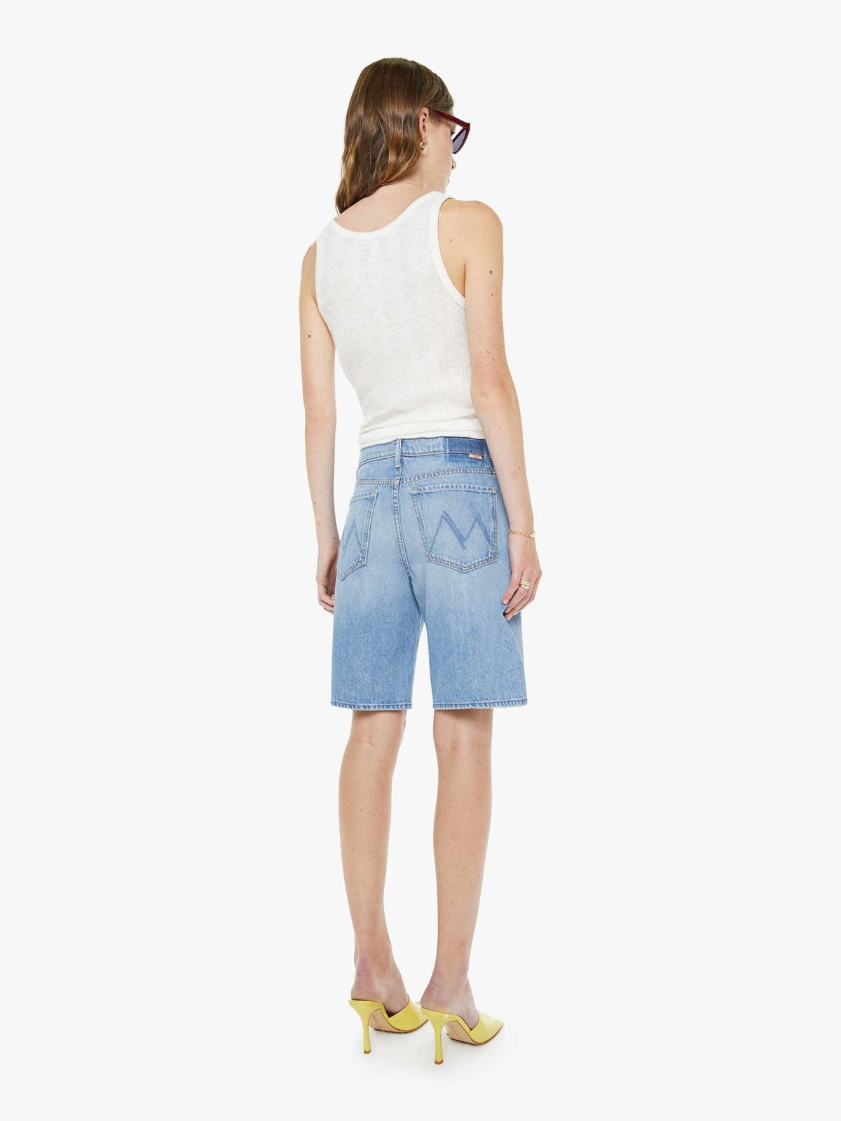 Mother Denim Natalie Martin Lisa Top ATHENA EMBROIDERY SALT
