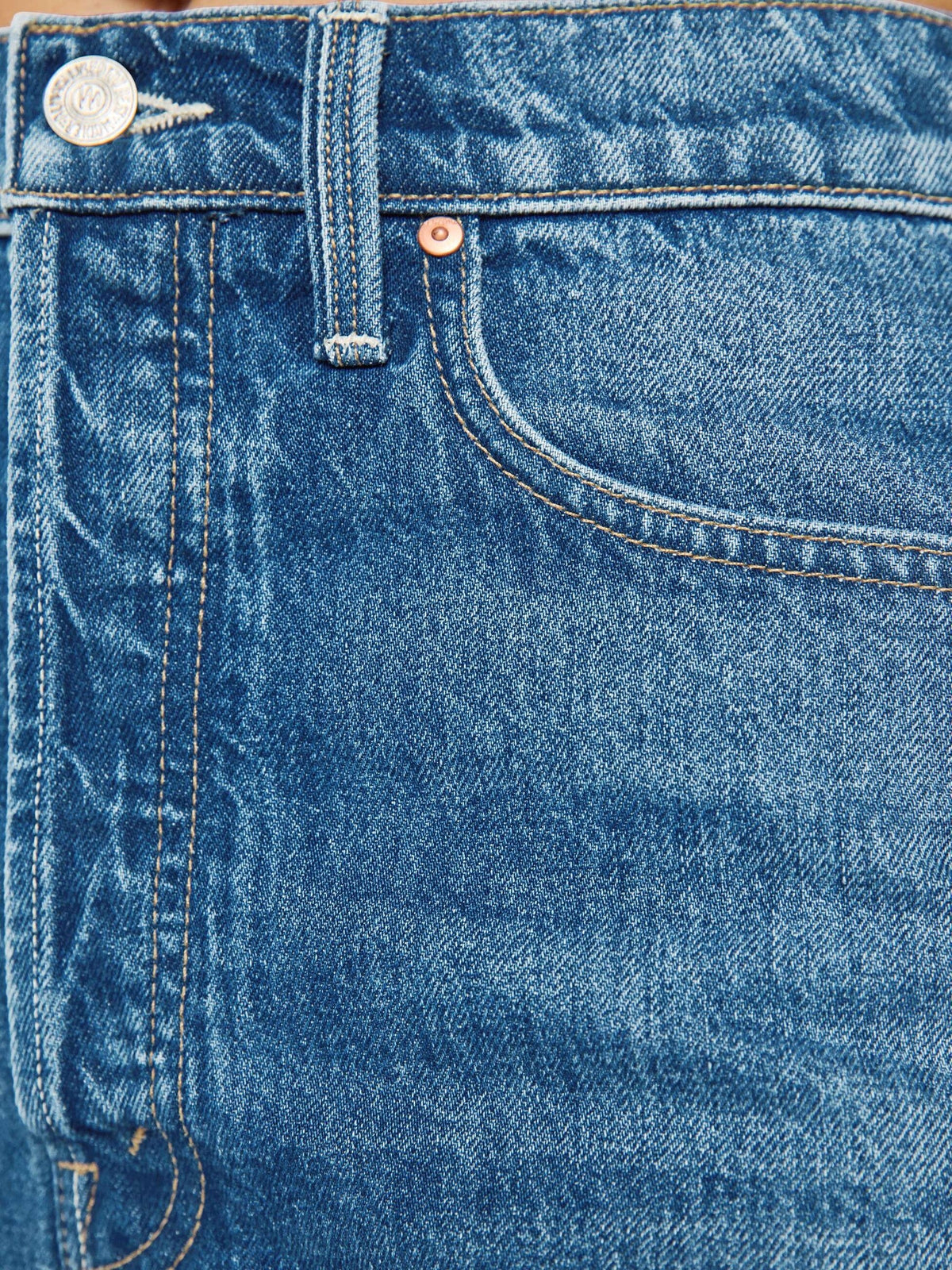 Mother Denim The Tune Up Short Fray Green Thumb With Cherries