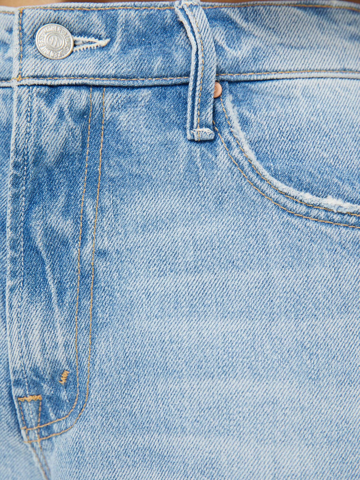 Mother Denim The Flirt Squad Antique White