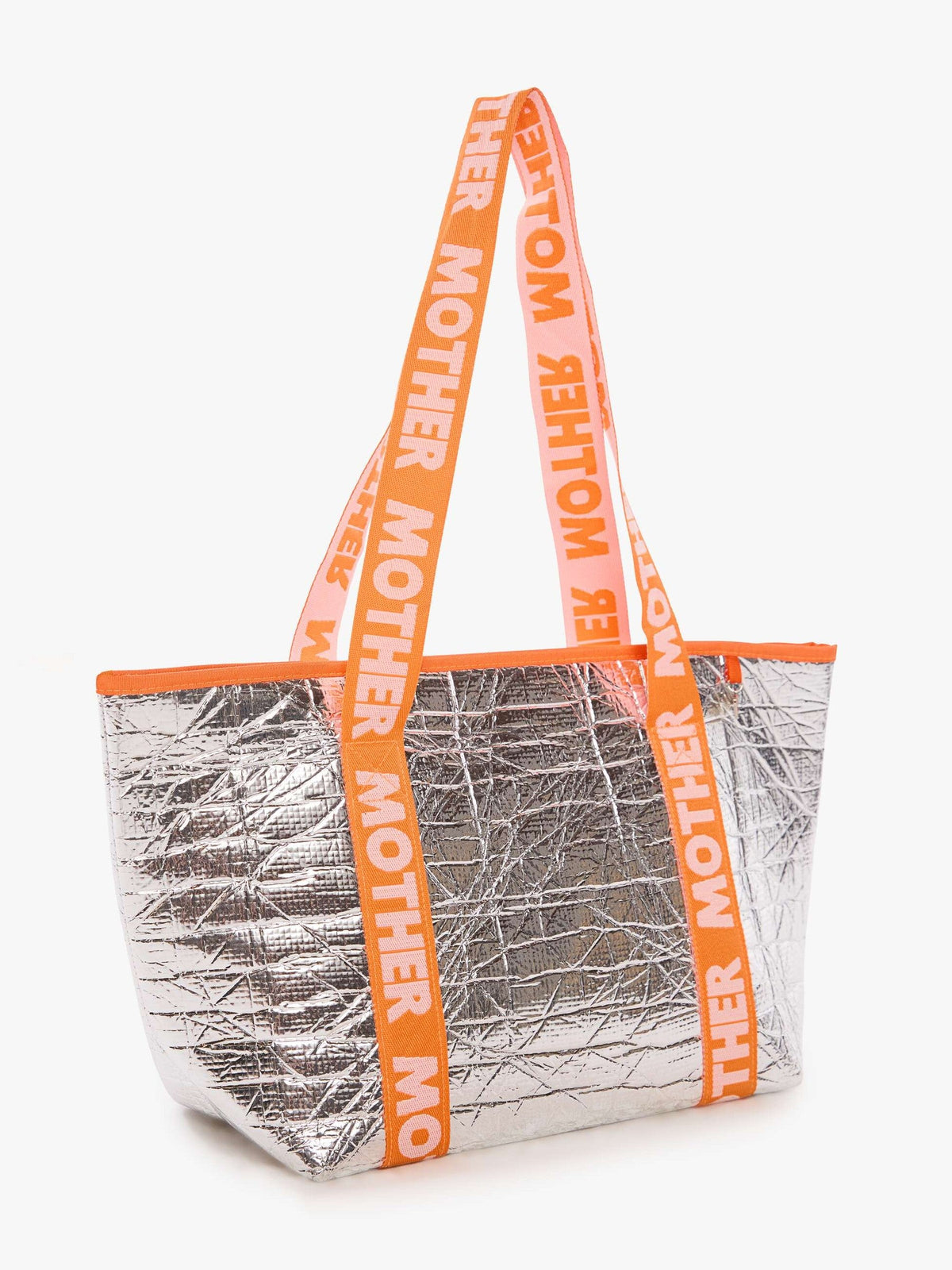 Mother Denim Thermal Tote Bag Grey (Silver)