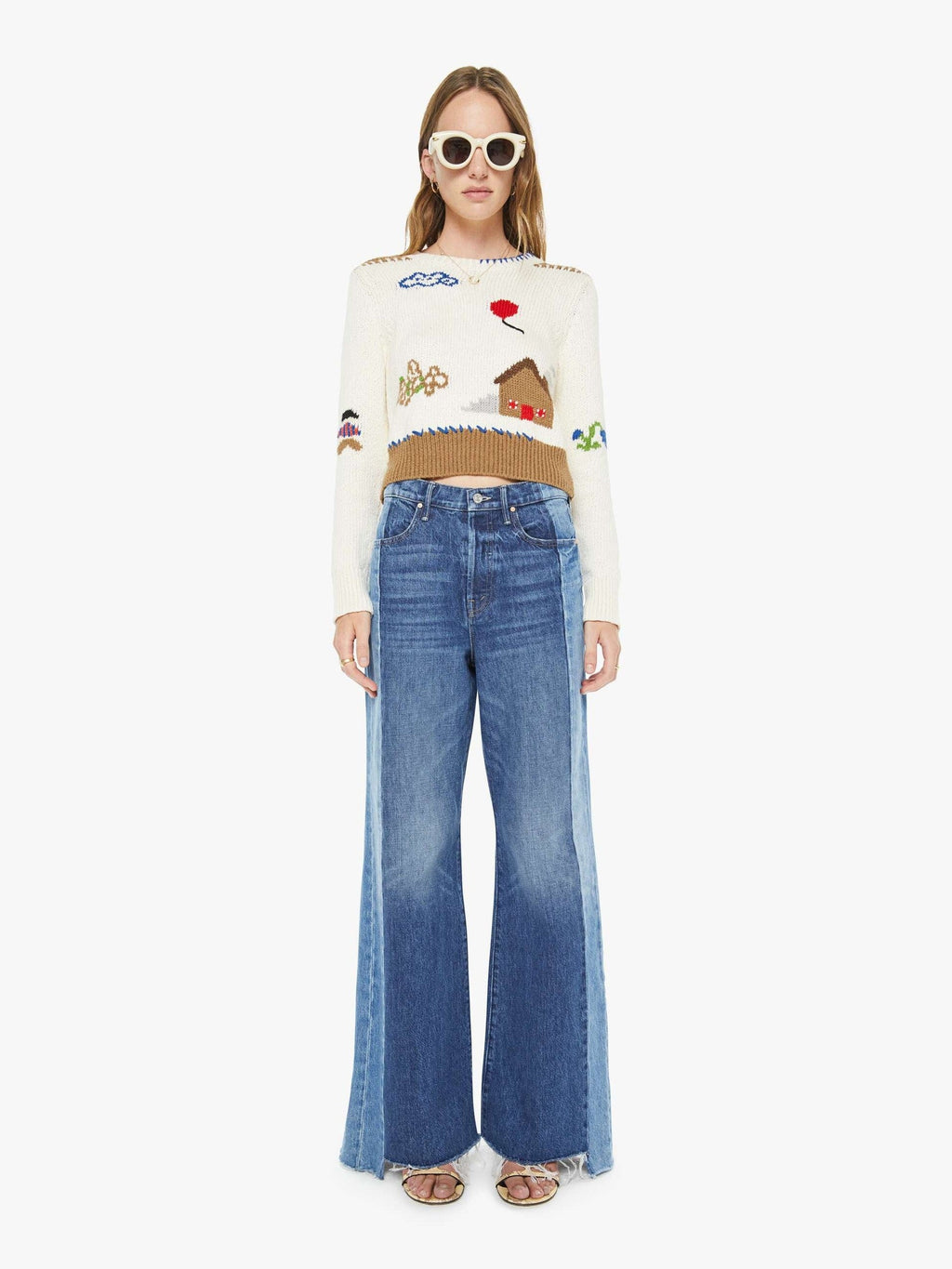 Mother Denim The Shrunken Pullover Little House On The Prairie