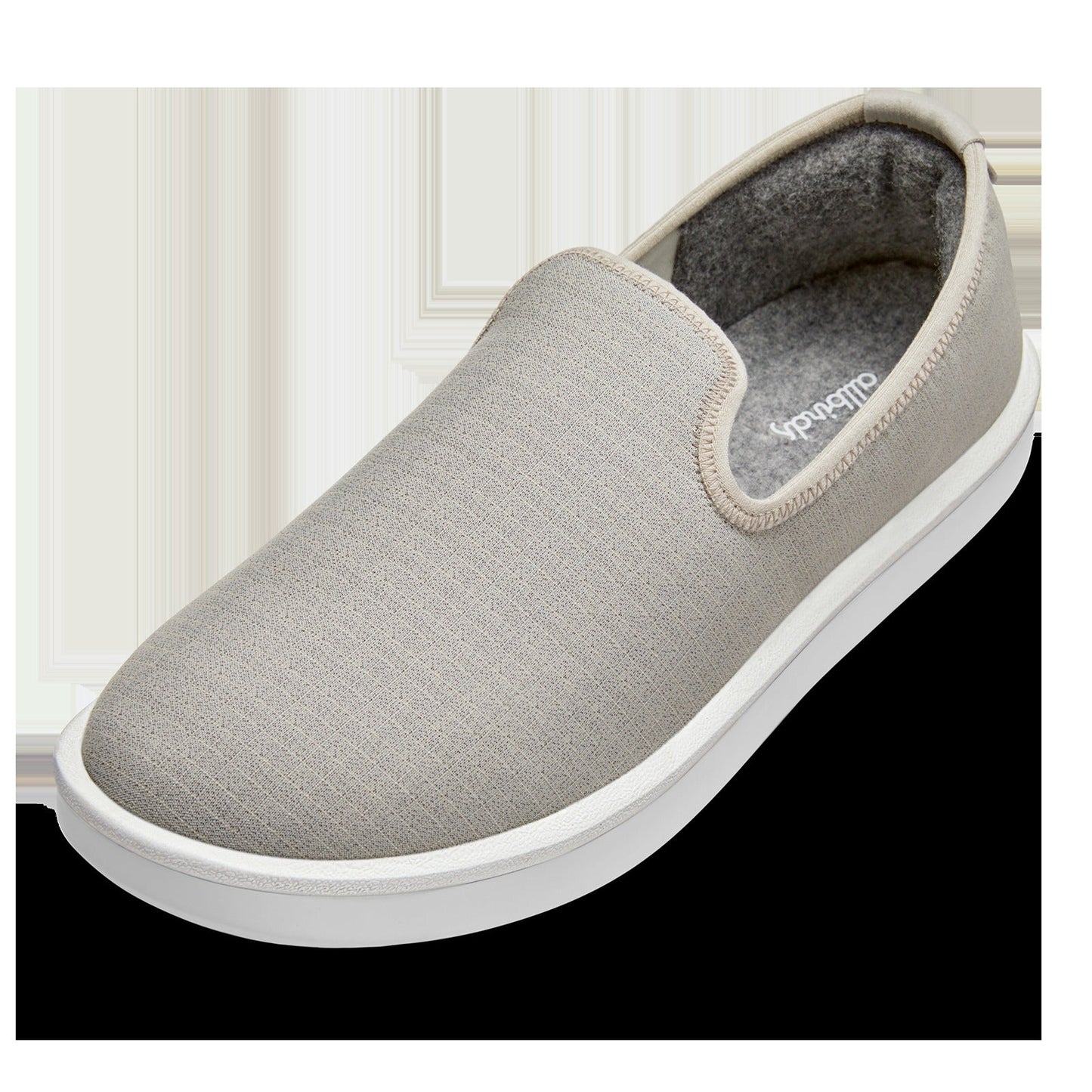 Men's Wool Lounger Woven - Pewter Grey (Blizzard Sole)