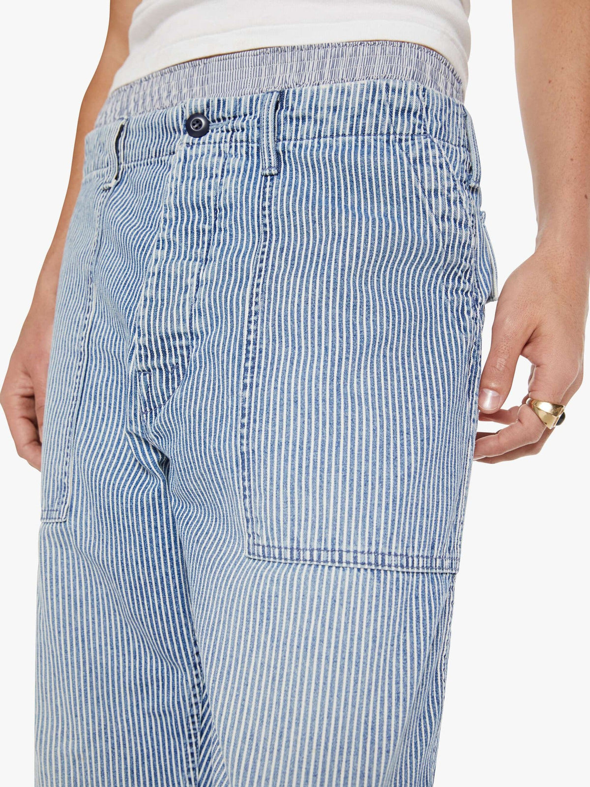 Mother Denim The Commando Blue (Light-Pastel)