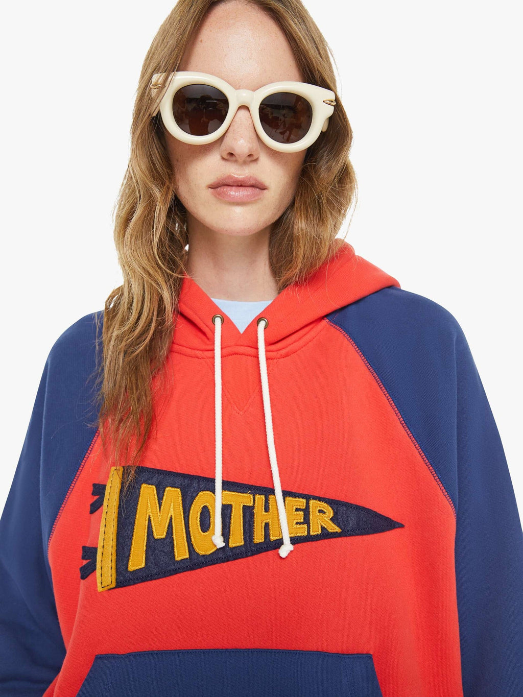 Mother Denim The Square Hoodie MOTHER Pennant