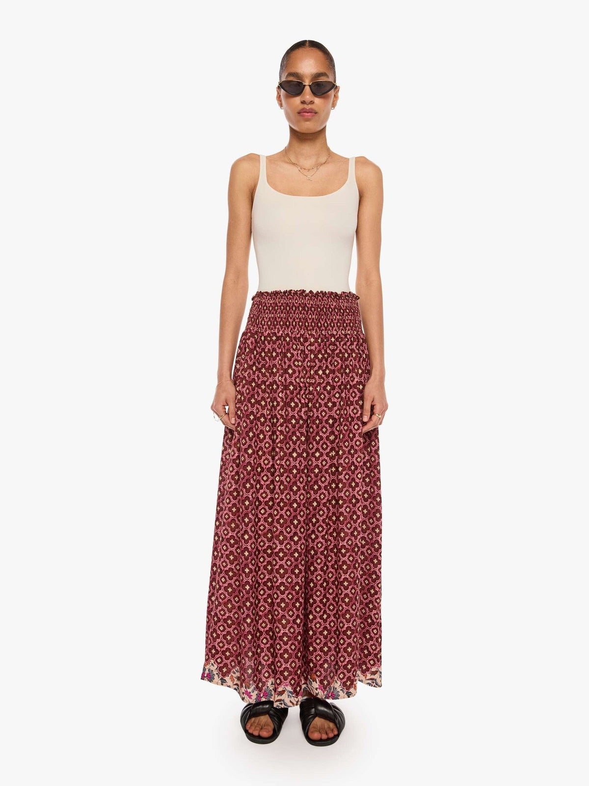 Mother Denim Natalie Martin Bella Skirt MOSAIC SPICE