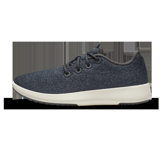 Women's Wool Runner Mizzle - Natural Black (Natural White Sole)